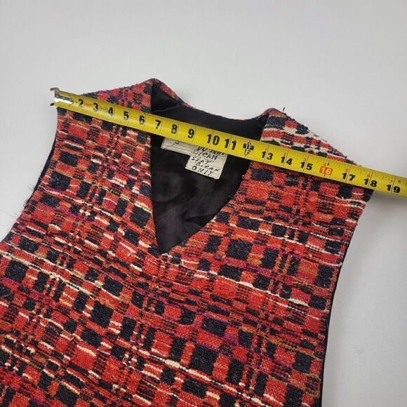 Vintage Disney Magic Kingdom 80's Cast Costume Uniform Red Rare Vneck Small Vtg - Picture 7 of 10